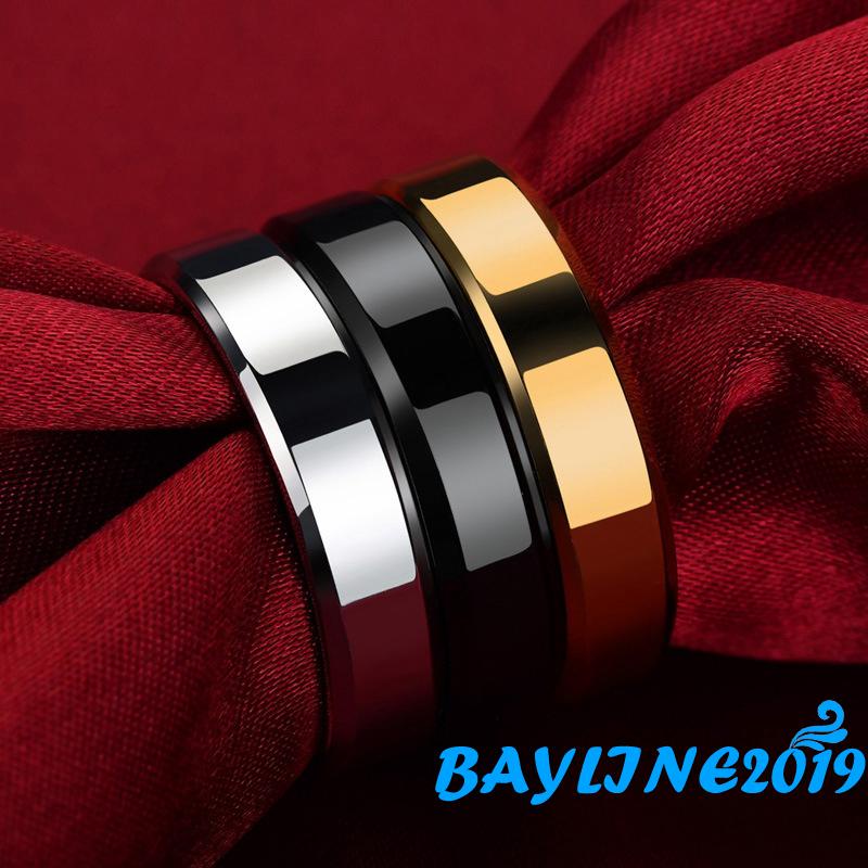 Nhẫn Thép Titan Thiết Kế Đơn Giản Nhiều Kích Cỡ