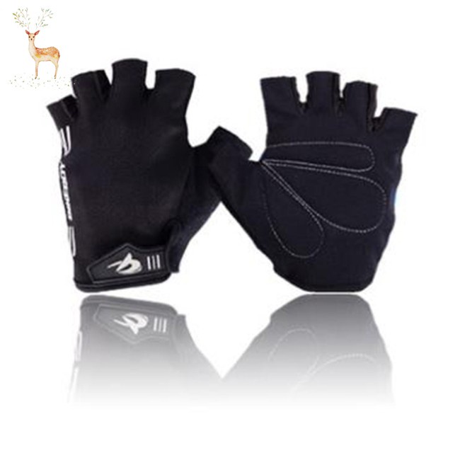 【Trong kho】 Cycling Gloves Shockproof Bike Half  Finger Sports Shockproof Bike Gloves Gel Bicycle  Gloves
