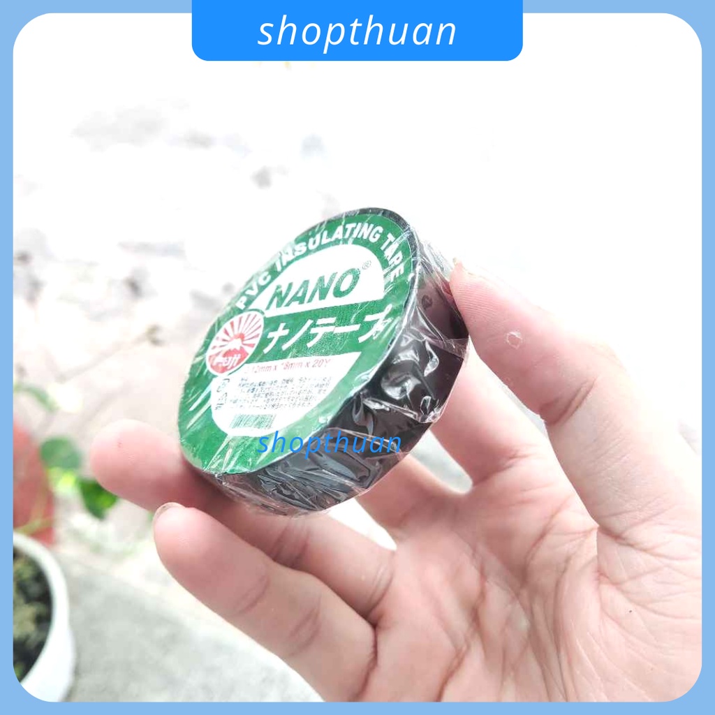 Băng keo điện màu đen dùng dán dây điện thiết bị điện - băng điện