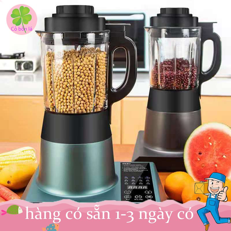 Máy Làm Sữa Hạt Đa Năng Thủy Tinh -Xay Sinh Tố 1,75L-12 Chế Độ Có Thể Hâm Nóng, Bảo hành 12 tháng