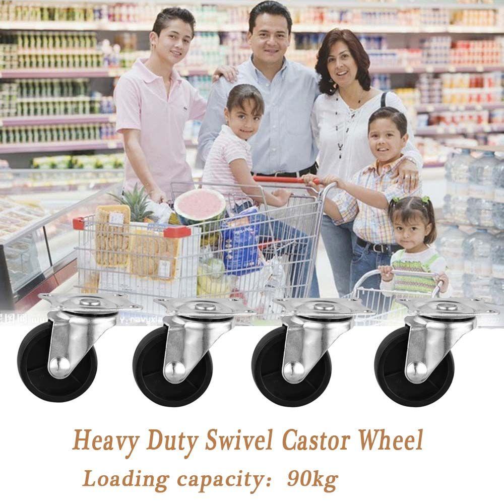Bánh Xe Thầu Dầu NICKOLAS 45mm 90KG 360 Độ° Bánh Xe Cao Su Chuyên Dụng Cho Nội Thất Văn Phòng