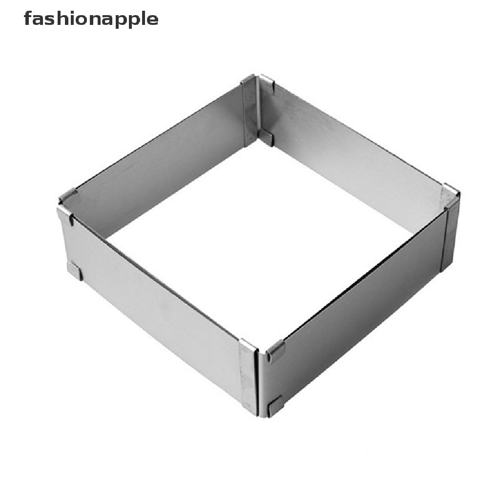 Khuôn làm bánh Mousse hình vuông bằng thép không gỉ tùy chỉnh tiện dụng