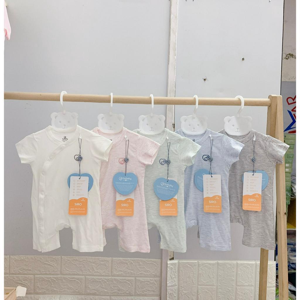 Bubaby - Body đùi ngắn tay cài chéo siro - Bu baby