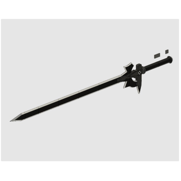 [ Tự Ráp ] Đạo cụ hóa trang cosplay Kirito - Chưa Có Màu - FMR