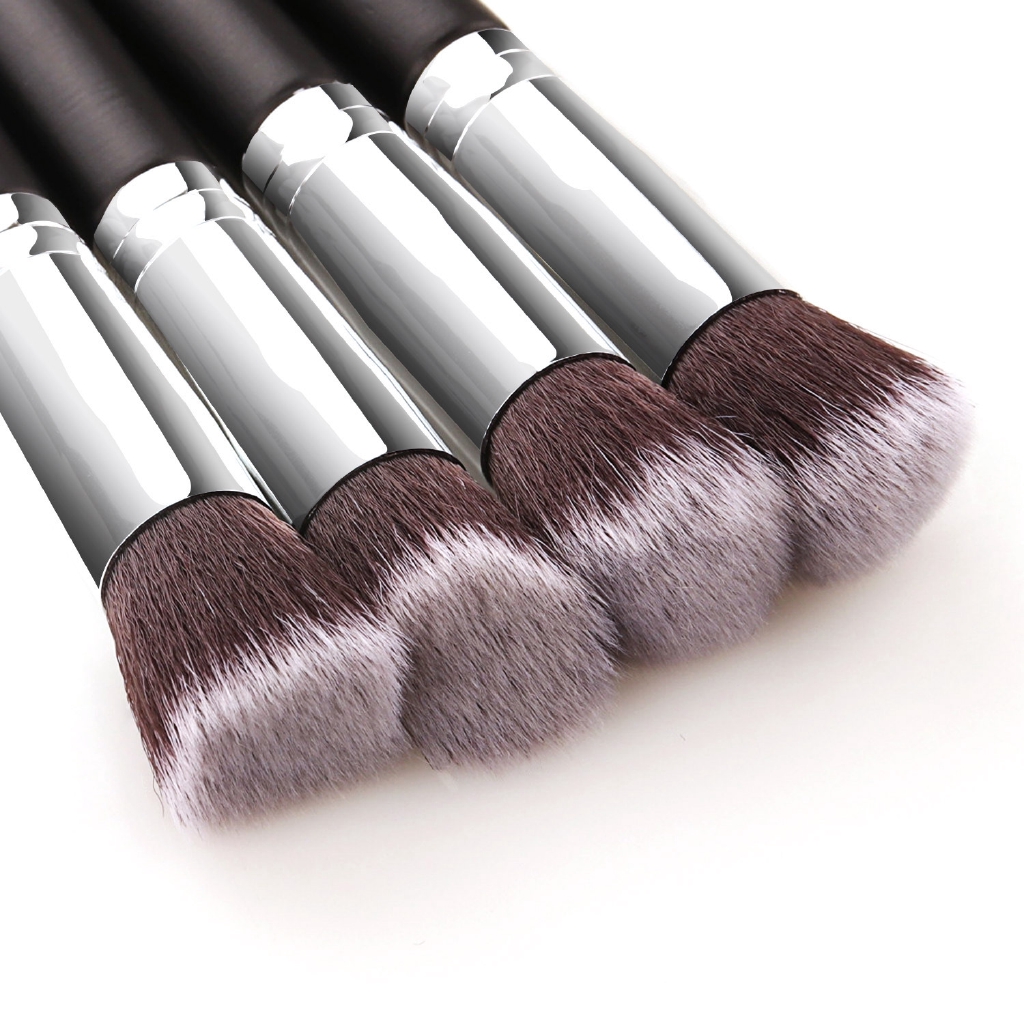 Set 10 Cọ Trang Điểm Chuyên Nghiệp Chất Lượng Cao bộ cọ trang điểm gồm cây tặng kèm túi zip Vintage dành cho trang điểm cá nhân và chuyên nghiệp