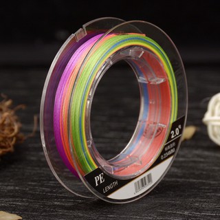 Dù câu cá 7 màu dyneema x9 dây câu cá 100m dù câu giá rẻ chất lượng