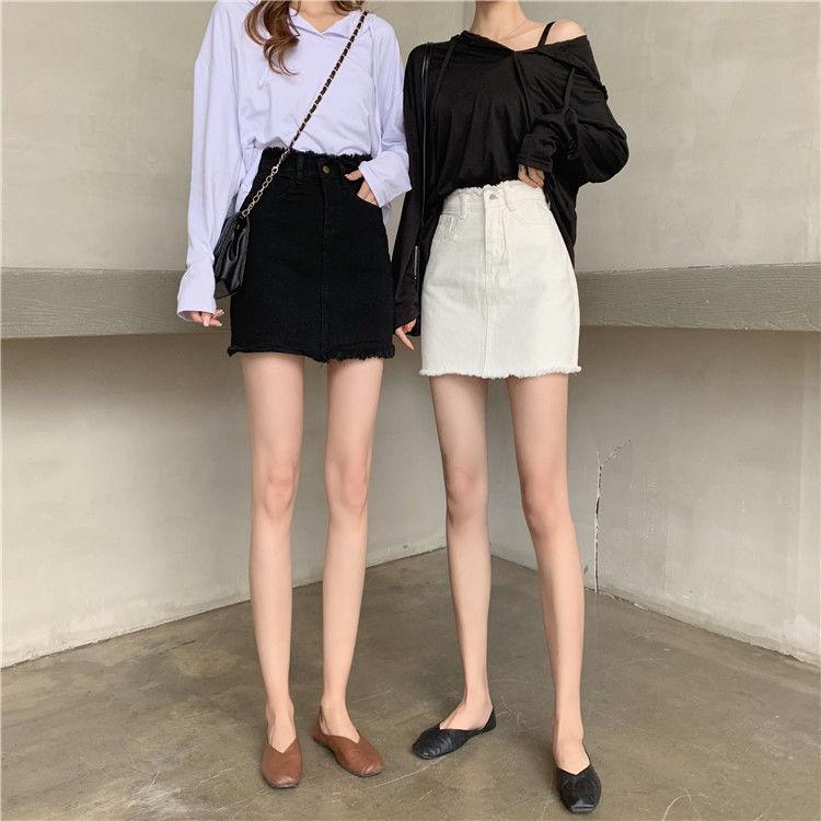 [Mã FAGREEN55 giảm 10% tối đa 30K đơn 99K] Chân Váy Jeans Chữ A Thời Trang Quyến Rũ Cho Nữ | BigBuy360 - bigbuy360.vn