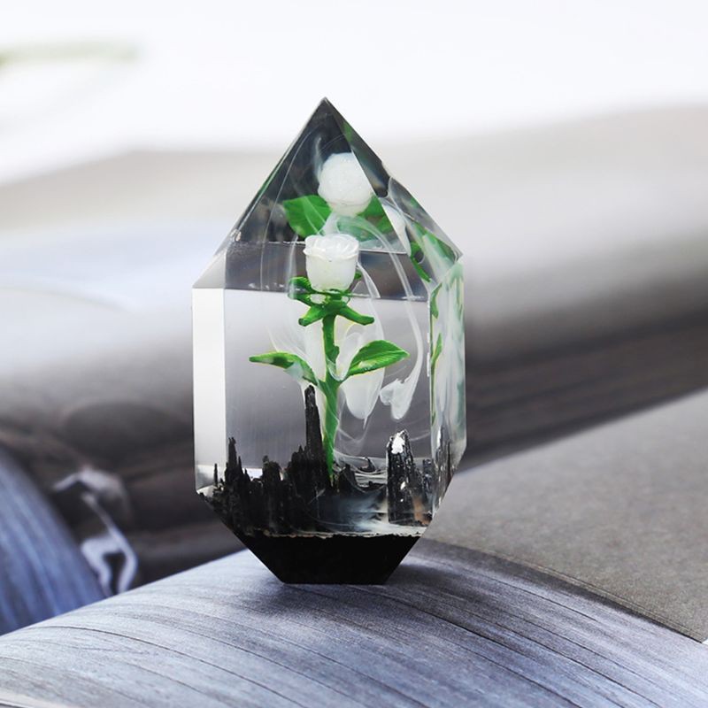 Khuôn Silicone Làm Trang Sức Hình Hoa Hồng 3d