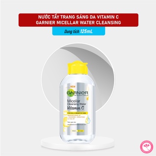 Nước tẩy trang sáng da Garnier Micellar Cleansing Water Vitamin C 125mL/400mL