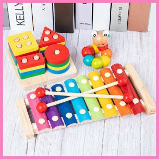 Combo  ĐỒ CHƠI GỖ thông minh cho bé