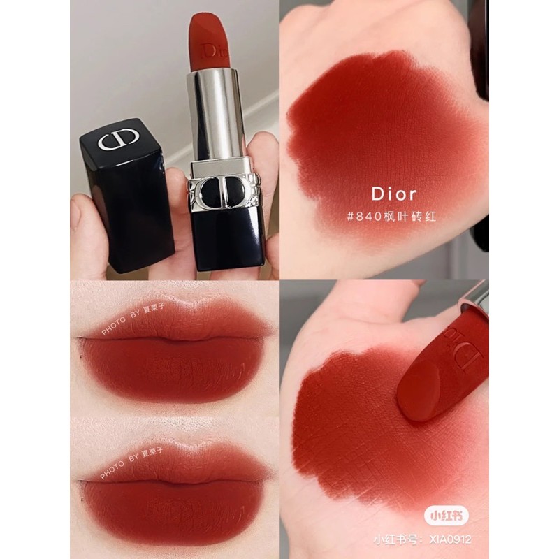 ❤️[SON THỎI DIOR CÁC LOẠI] Son DIOR ROUGE VELVET LIPSTICK màu 999 PHIÊN BẢN MỚI NHẤT 2021 SIÊU ĐẸP ❤️