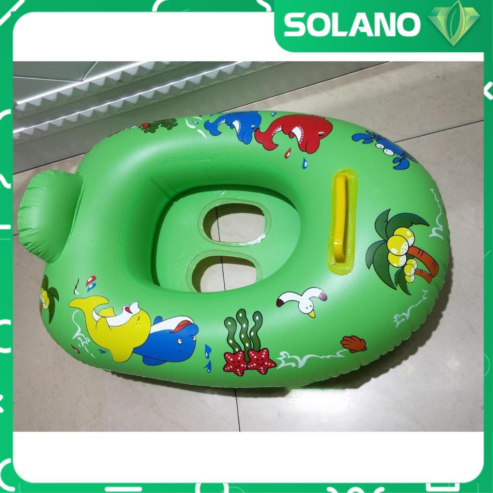 Phao Bơi Cho Bé SOLANO Phao Bơi Trẻ Em Xỏ Chân Chống Lật Có Tay Nắm An Toàn Cho Bé Bơi Lội SS-001268
