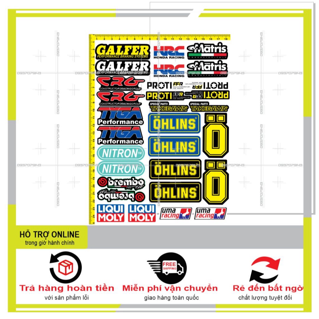 LOGO STICKER DÁN XE MÁY M22 - SHINDECAL2