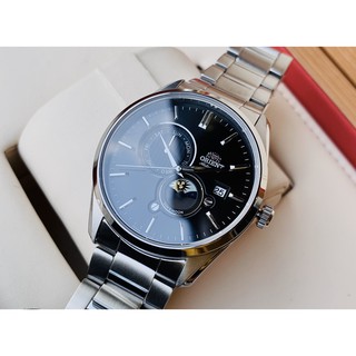 Đồng hồ nam orient sun & moon gen 5black steel ra-ak0302b00c