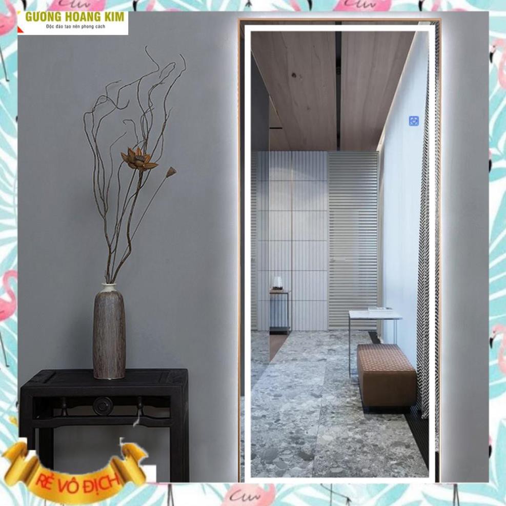 [ giá sỉ ] gương soi toàn thân decor đèn led cảm ứng thông minh - kích thước 50x120 cm | BigBuy360 - bigbuy360.vn
