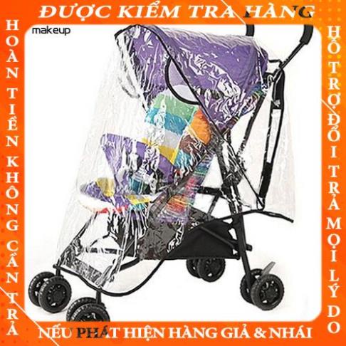 Tấm phủ PVC che mưa và chắn gió cho xe đẩy em bé nguyenvan