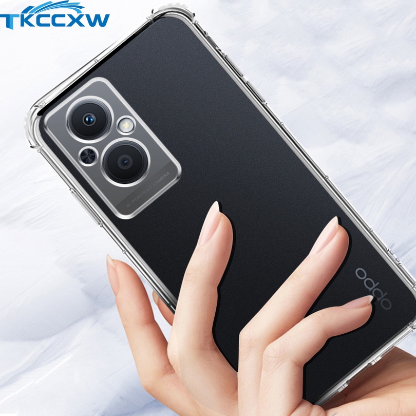 Ốp Điện Thoại Silicon Trong Suốt Chống Sốc Cho OPPO A36 A96 A76 A16e A16K Reno 7 Z 7 Pro 7 SE Find X5 Pro X5 Lite