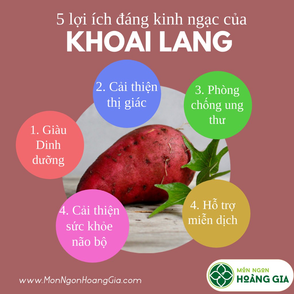 KHOAI LANG TÍM - MÓN NGON DÂN DÃ GIÀU DINH DƯỠNG VÀ NHIỀU LỢI ÍCH ĐÁNG KINH NGẠC