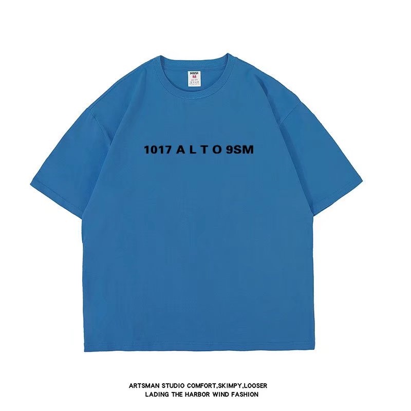 Áo Thun Tay Ngắn Dáng Rộng Cổ Tròn In Chữ Thời Trang Mùa Hè Cho Nam Và Nữ Size M-8XL