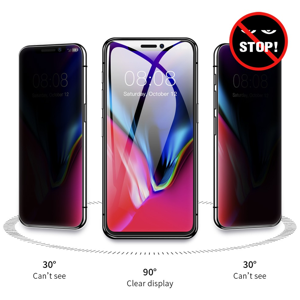 Kính Cường Lực chống nhìn trộm Cho iPhone 11 12 13 14 Pro Max X XS XR 6 6S 7 8 Plus SE