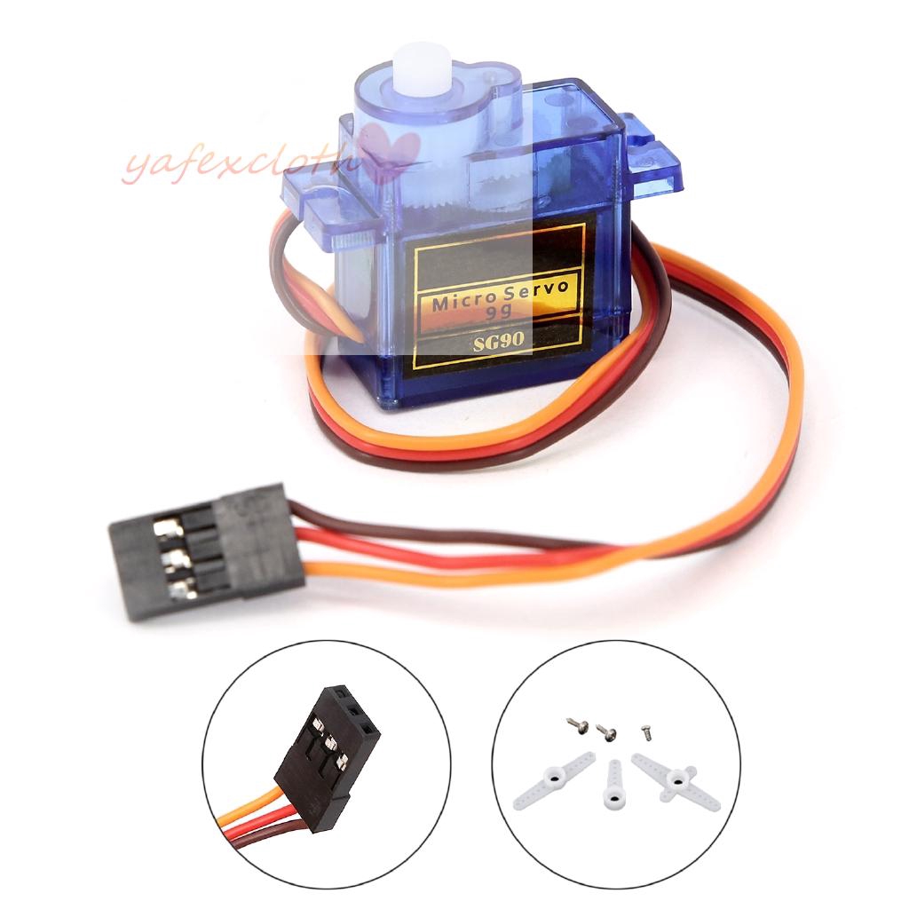 Động cơ micro servo 4.8V-6V SG90 bánh răng 9g cho máy bay điều khiển bền bỉ