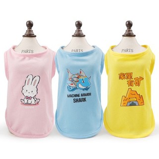 Áo hè 3 lỗ cho chó mèo, quần áo chó mèo