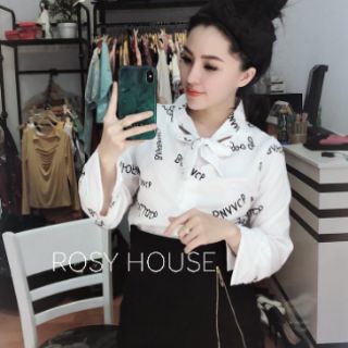 ÁO SƠ MI BUỘC NƠ
