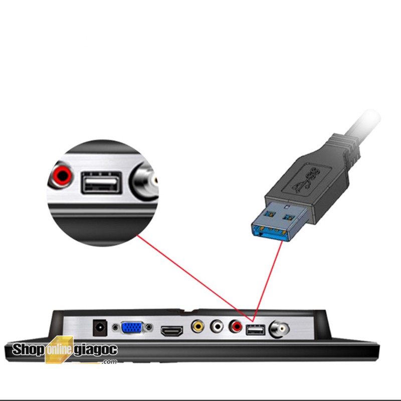 Màn Hình LCD Phát Nhạc Mp5 10 Inch 1280x800P HD Cổng VGA AV HDMI USB | BigBuy360 - bigbuy360.vn