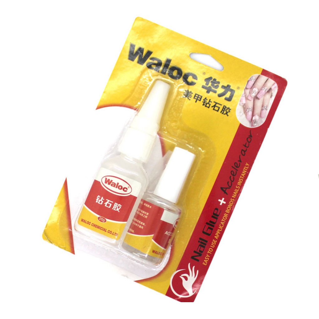 Keo dán móng Waloc , keo bê tông đa năng dán móng, gắn đá phu kiện