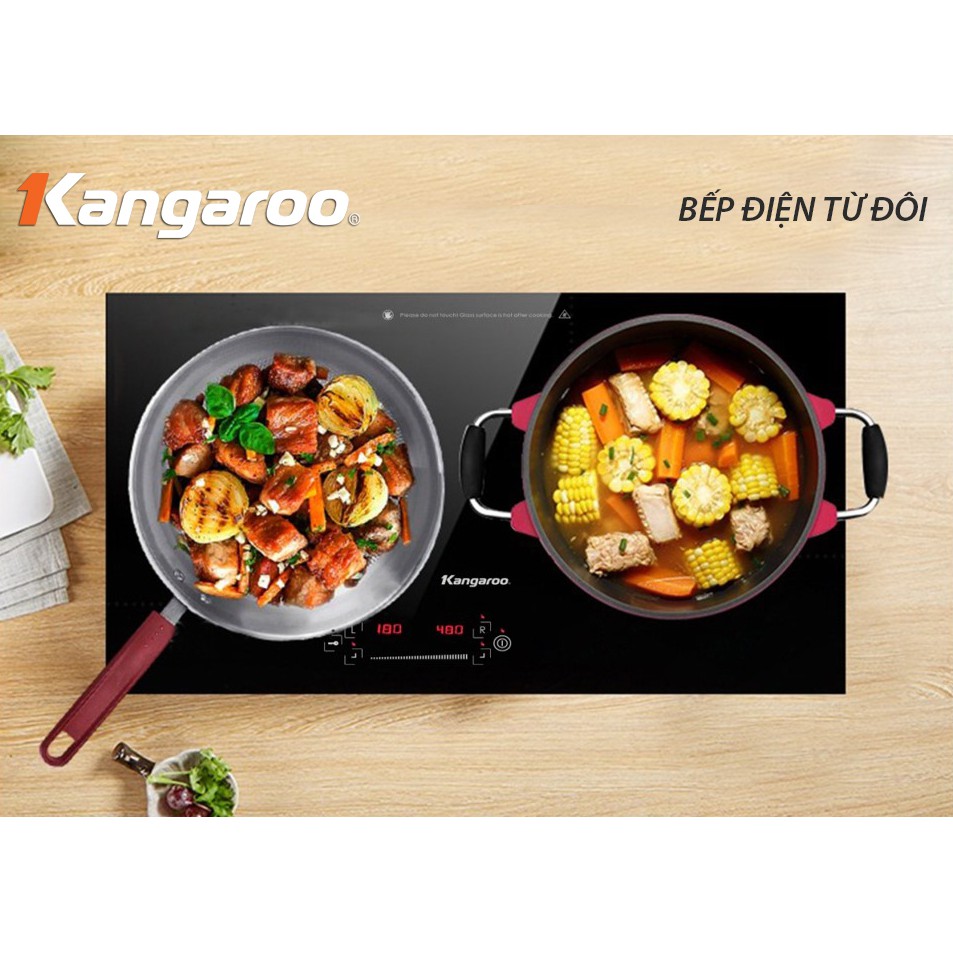 Bếp điện từ đôi Kangaroo KG435i