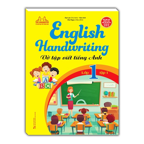 Sách - Combo English Handwriting Vở tập viết tiếng anh lớp 1 (2 cuốn)