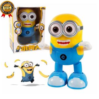 Robot Đồ Chơi Thông Minh Hình Minion Có Đèn Và Nhạc Cho Bé