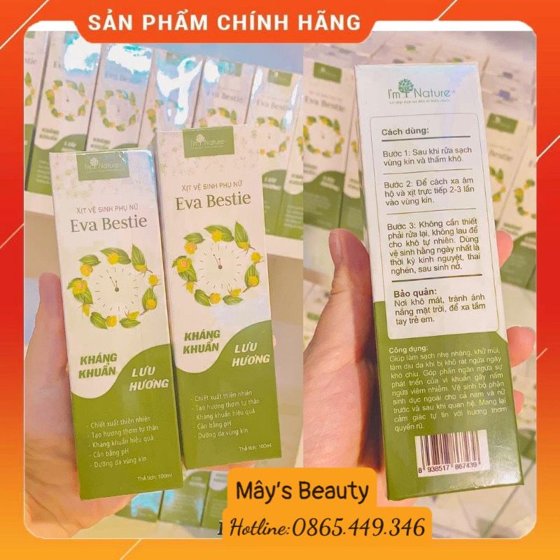 Xịt Vệ Sinh Trầu Không I'm Nature 100ml - Khử mùi, chống viêm, trẻ hóa vùng kín tự nhiên [CHÍNH HÃNG]