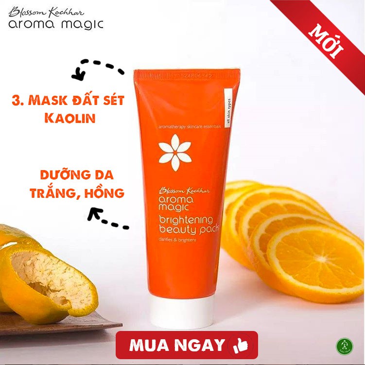 Mặt nạ làm da sáng đẹp Aroma Magic Brightening Beauty Pack - 100gm