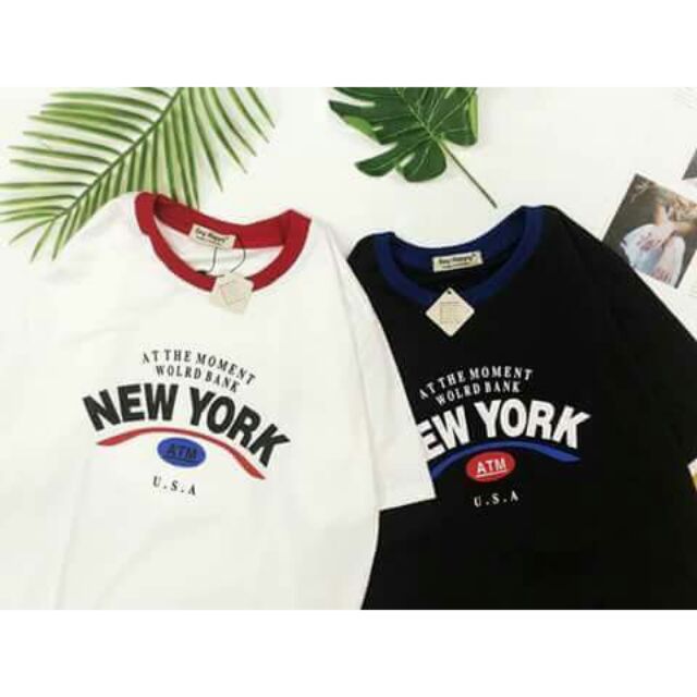 Áo phông in hình  Newyork ( có video - in theo yêu cầu)