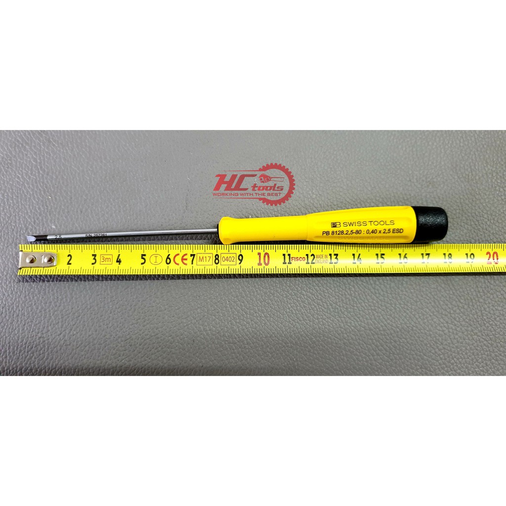 Tovit điện tử 2 cạnh chống tĩnh điện Thụy Sỹ PB Swiss Tools PB 8128.2,5-80 ESD
