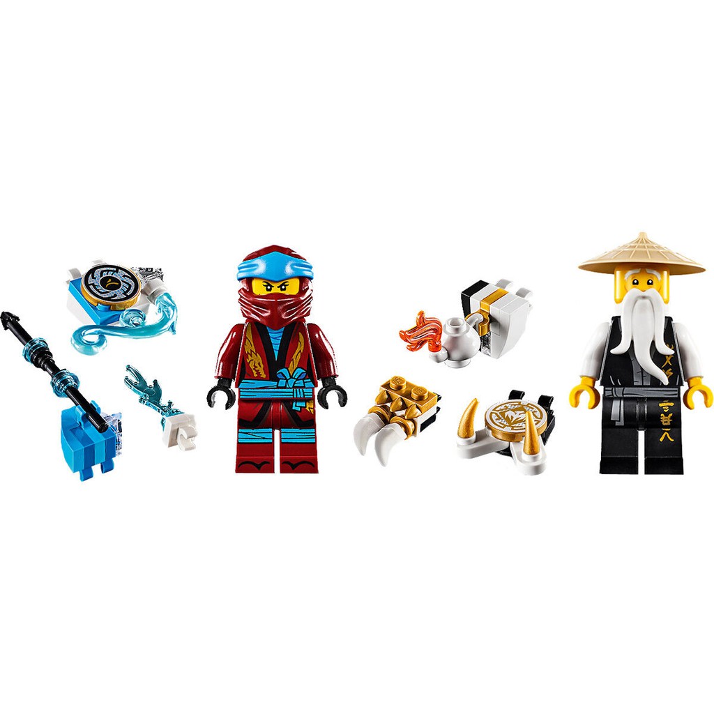 LEGO NINJAGO CON QUAY LỐC XOÁY NƯỚC VÀ LỐC XOÁY TỐI THƯỢNG - SẢN PHẨM LEGO CHÍNH HÃNG.