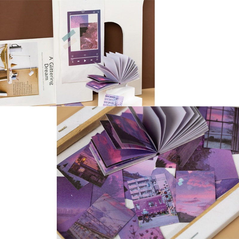 Set 50 Tấm Thẻ Giấy Làm Album Thủ Công DIY Dành Cho Trẻ Em Và Người Lớn