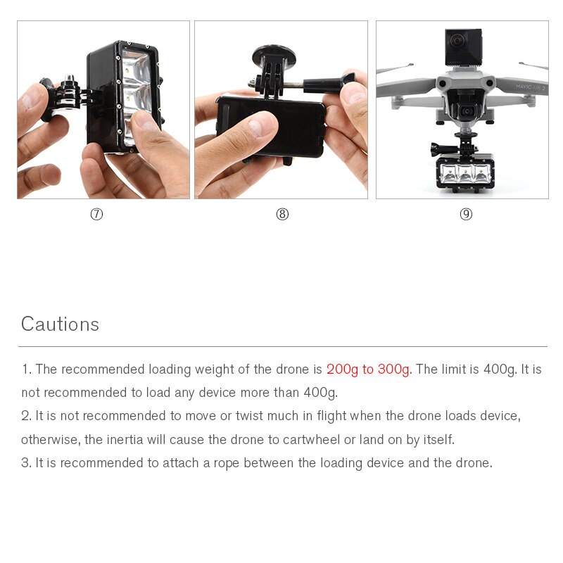 Bộ Giá Đỡ Máy Ảnh Mở Rộng Đa Năng STARTRC Mavic Air 2 Cho DJI Mavic Air 2 Drone