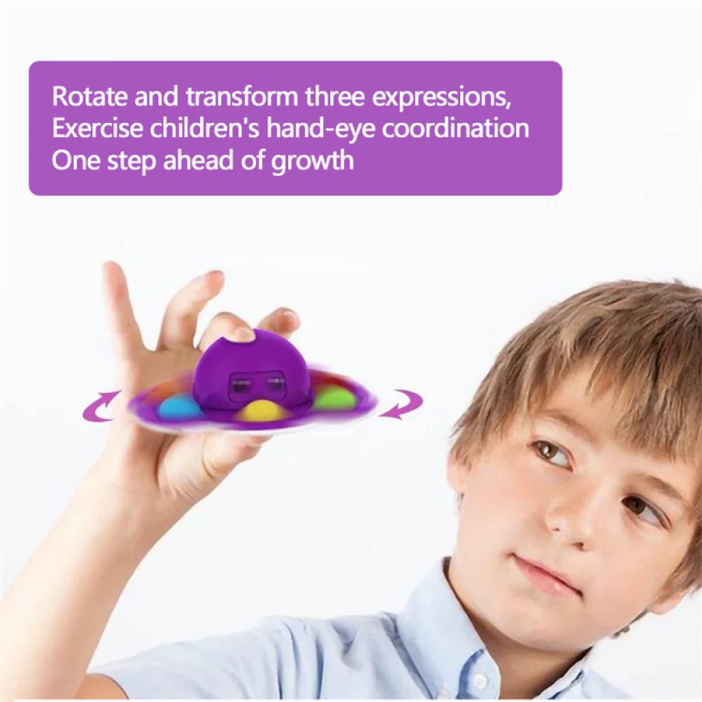 Con Quay Đồ Chơi Fidget Spinner F4X4 BằNg Silicon GiúP GiảM Stress