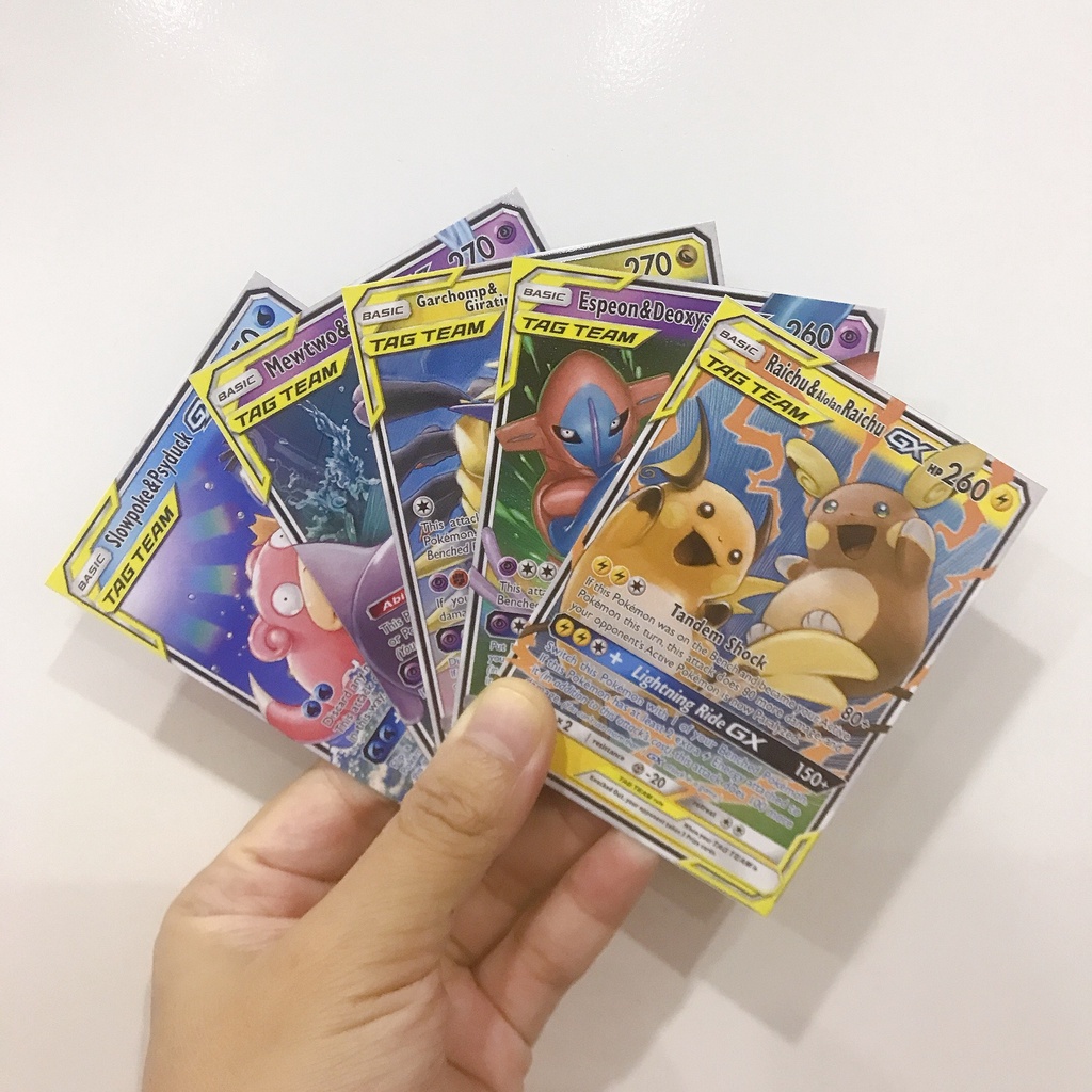 Trọn bộ 120 Thẻ bài Pokemon TAG TEAM đã phát hành