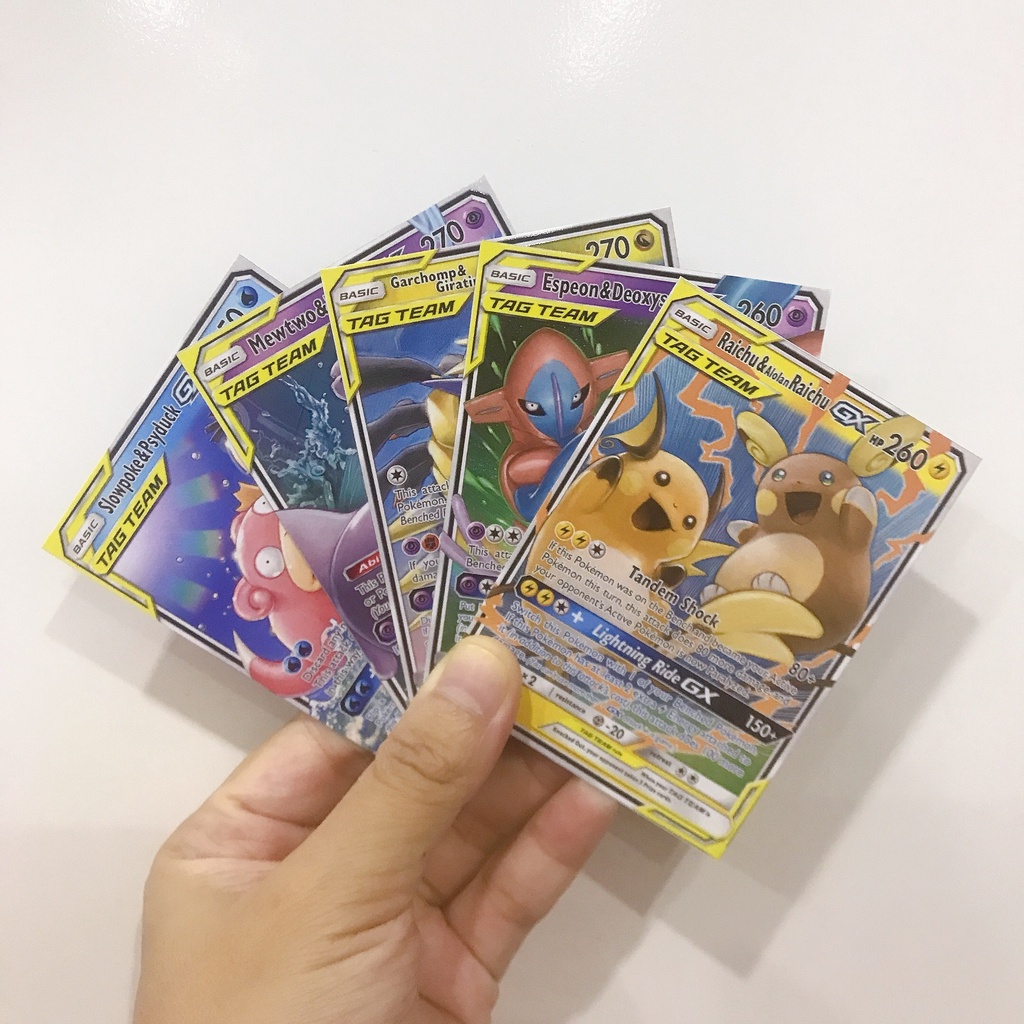 [BÀI IN] Trọn bộ 120 Thẻ bài Pokemon TAG TEAM đã phát hành