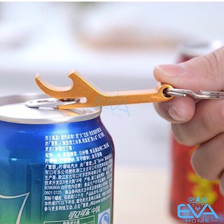 Combo 3 Móc Khóa Khui Bia Mini Hợp Kim Nhôm Đa Năng Nhiều Màu