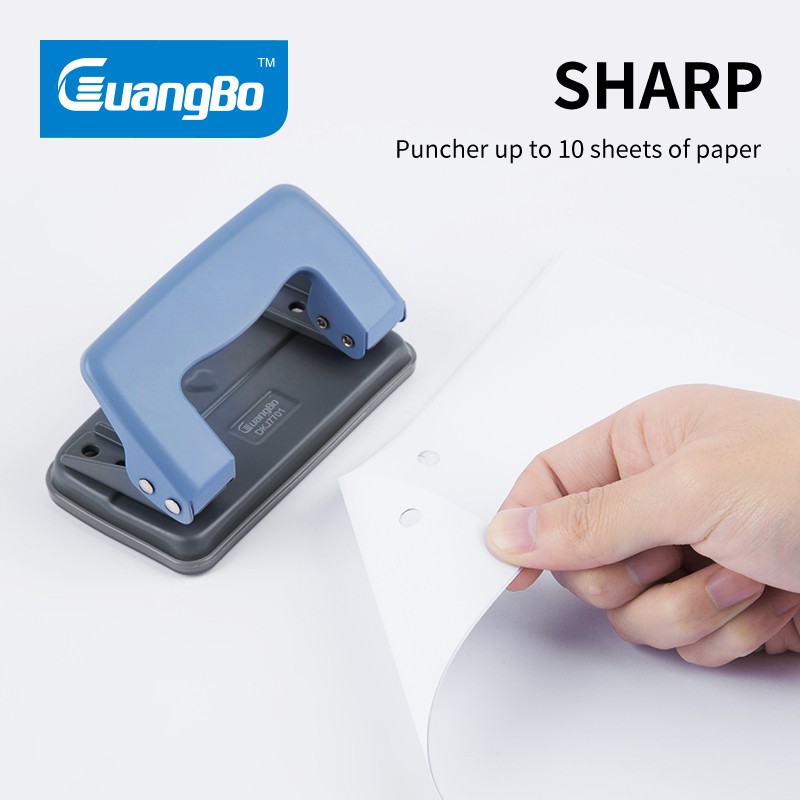 Máy đục giấy 2 lỗ (10 tờ) Guangbo DKJ7701