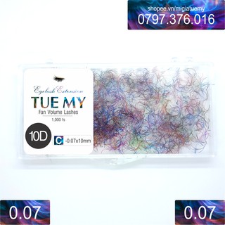Mi Lụa Fan Màu 10D Sợi 0.07