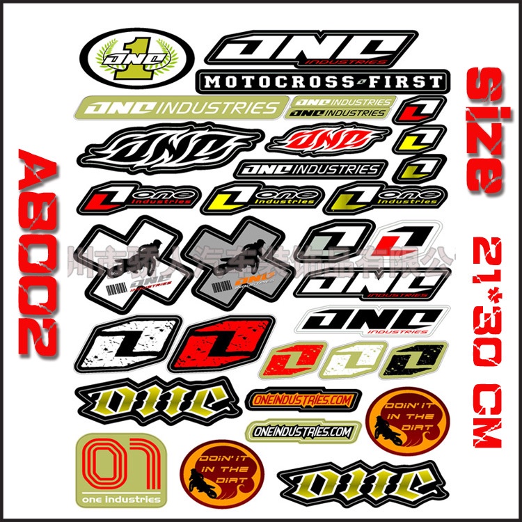 1 Bộ Sticker Dán Mũ Bảo Hiểm Xe Máy