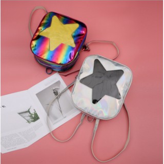 [TẶNG KIM BĂNG LỖ TREO MÓC KHÓA] Itabag / Balo trái tim - Ngôi sao
