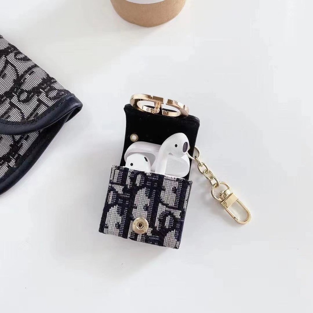 Sang Trọng Vỏ Bảo Vệ Hộp Sạc Tai Nghe Airpods 1 / 2 / Pro Họa Tiết Dior Sang Trọng Thời Trang | BigBuy360 - bigbuy360.vn