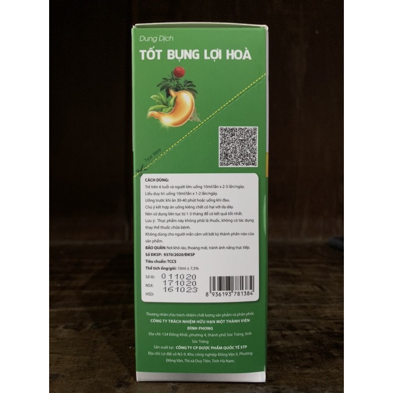 Dung Dịch Tốt Bụng Lợi Hoà