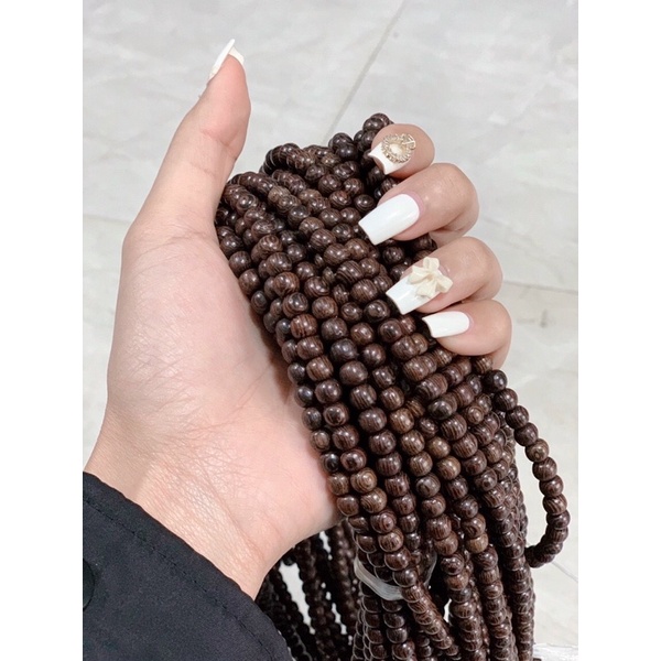 Vòng tay 108 hạt phong thuỷ tinh tế sang trọng CÓ HỘP